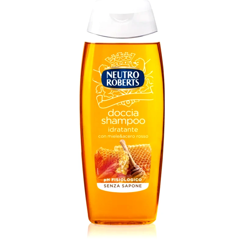 Neutro Roberts Neutro Roberts Miele & Acero Rosso τζελ για ντους και σαμπουάν 2 σε 1 250 ml
