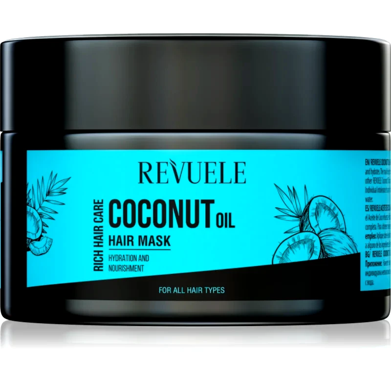 Revuele Revuele Coconut Oil Hair Mask θρεπτική και ενυδατική μάσκα μαλλιών 360 ml