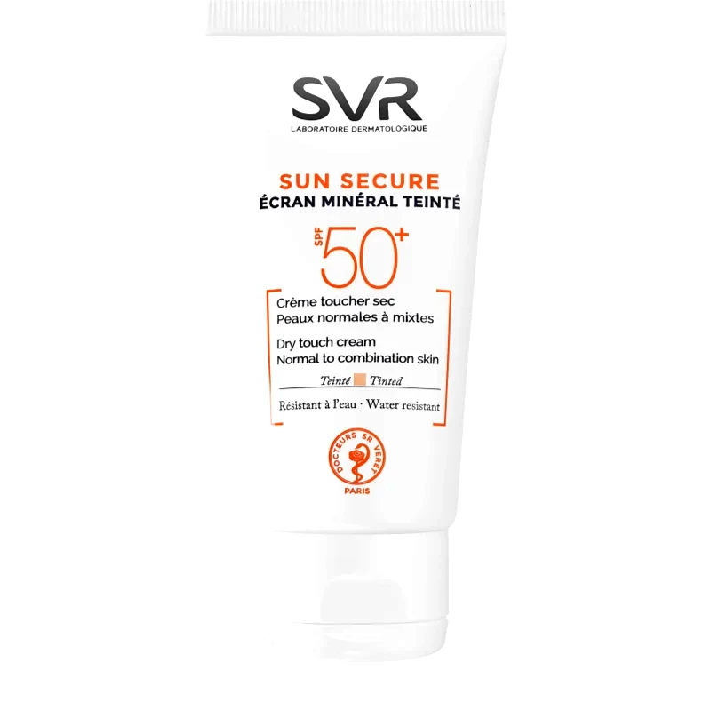 SVR SVR Sun Secure μεταλλική κρέμα τόνωσης για κανονική εως μικτή επιδερμίδα SPF 50+ 60 γρ