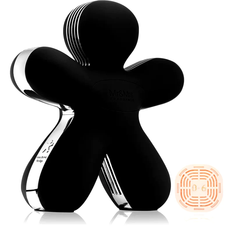 Mr & Mrs Fragrance Mr & Mrs Fragrance George II Soft Touch Black άρωμα για διαχύτη χρησιμοποιεί ανταλλακτικά σε μορφή κάψουλας 06 23,5 εκ