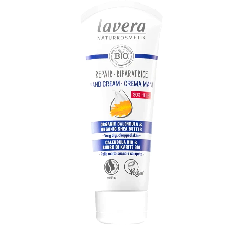 Lavera Lavera Basis Sensitiv αναγεννητική κρέμα για χέρια με καλέντουλα 75 ml