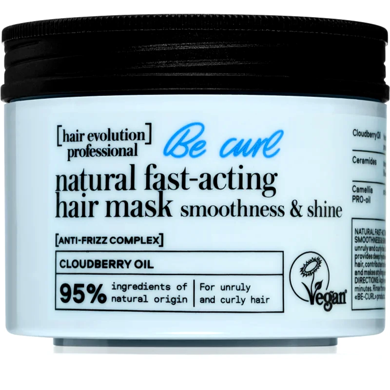 Natura Siberica Natura Siberica Hair Evolution Be-Curl ενυδατική και θρεπτική μάσκα λάμψη για σγουρά και κατσαρά μαλλιά 150 ml