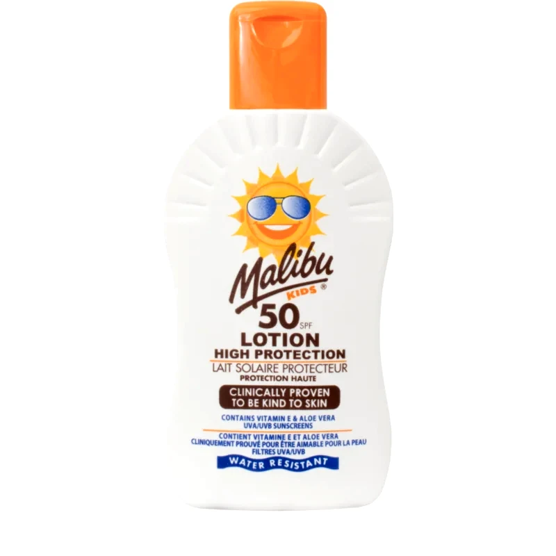 Malibu Malibu Kids Lotion προστατευτικό γαλάκτωμα SPF 50 για παιδιά 200 ml