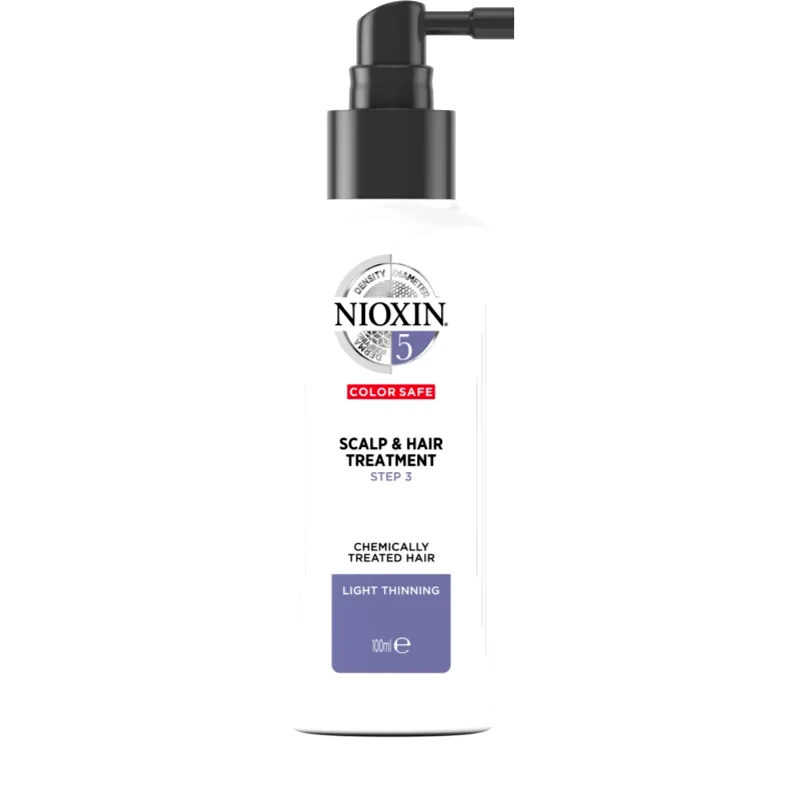 Nioxin Nioxin System 5 Colorsafe Scalp & Hair Treatment θεραπεία χωρίς ξέβγαλμα για χημικά επεξεργασμένα μαλλιά 100 μλ