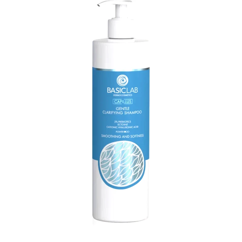 BasicLab BasicLab Dermocosmetics Capillus απαλό καθαριστικό σαμπουάν για ξηρό και ευαίσθητο δέρμα της κεφλής 300 ml