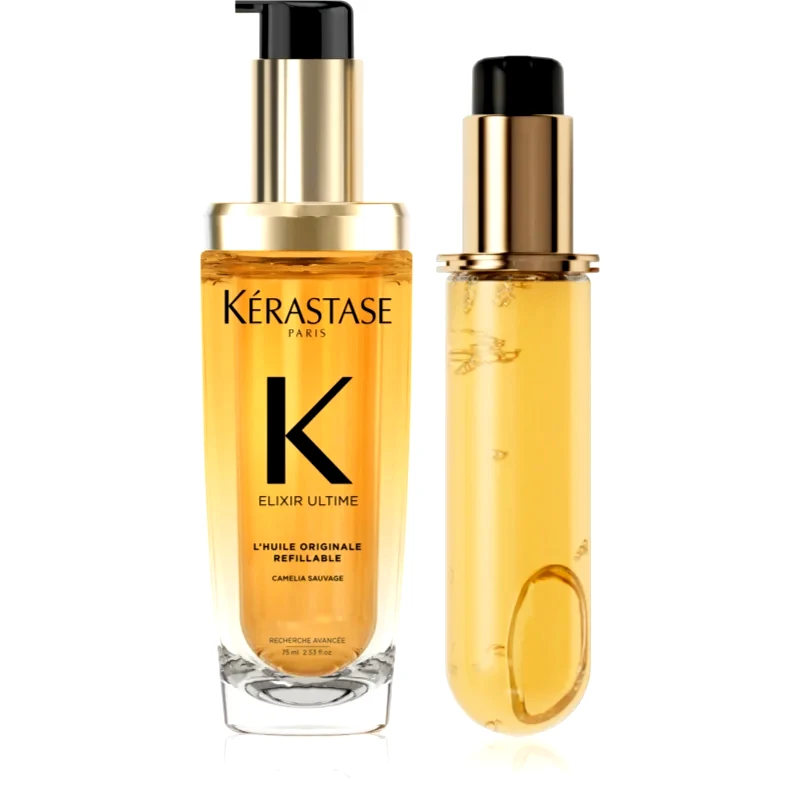 Kérastase Kérastase Elixir Ultime L'huile Originale επωφελής συσκευασία Για λάμψη και απαλότητα μαλλιών 2x75 ml