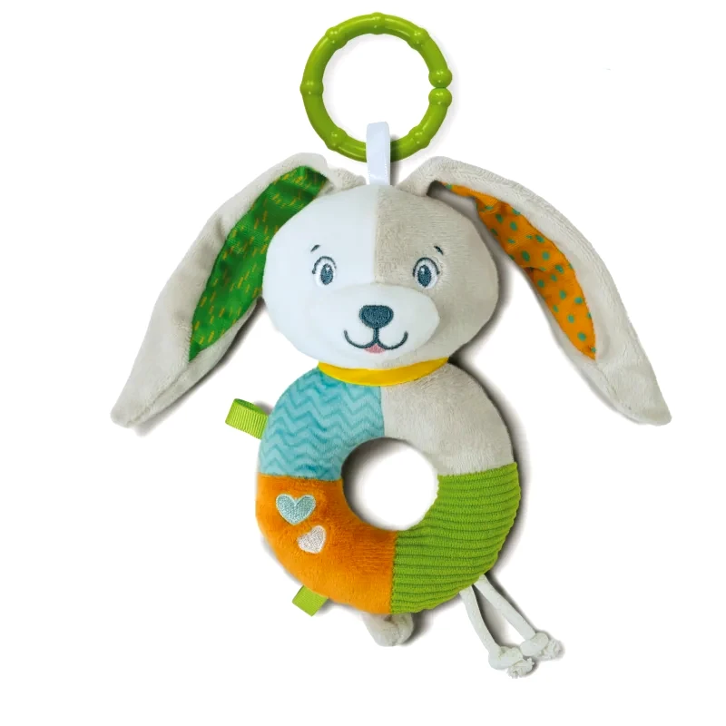 Clementoni Clementoni Baby Lovely Soft Bunny Rattle κουδουνίστρα 1 τμχ