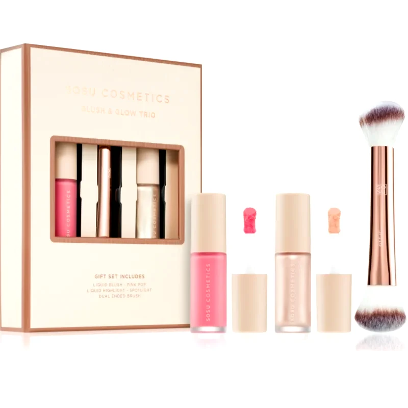 SOSU Cosmetics SOSU Cosmetics Blush & Glow Trio σετ δώρου Για το πρόσωπο