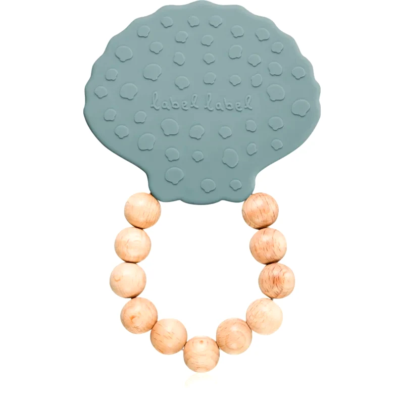 Label Label Label Label Teether Shell μασητικό Blue 1 τμχ