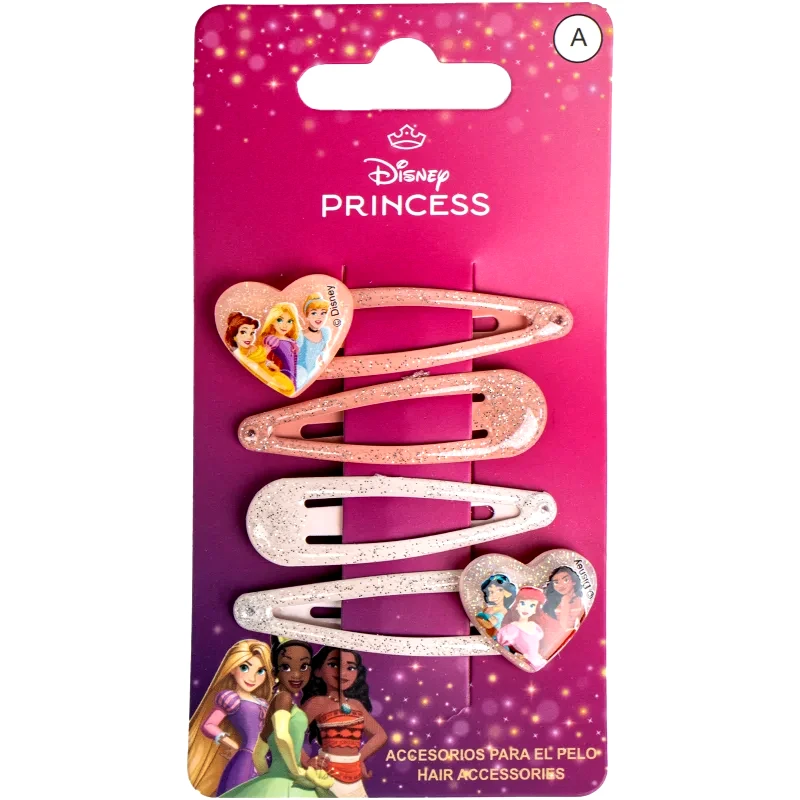 Disney Disney Princess Hair Accessories κλιπ για τα μαλλιά για παιδιά 4 τμχ