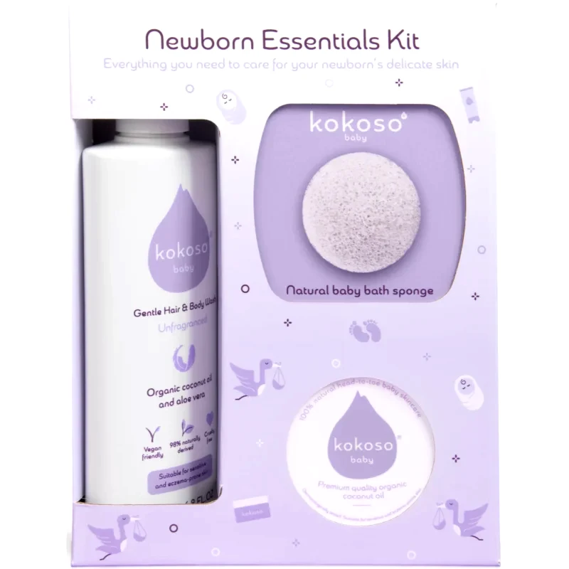 Kokoso Baby Kokoso Baby Newborn Essentials Kit σετ δώρου για παιδιά από τη γέννηση