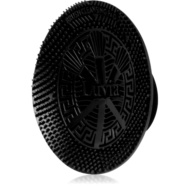 Luvia Cosmetics Luvia Cosmetics Brush Cleansing Pad εργαλείο σιλικόνης για καθάρισμα των πινέλων χρώμα Black 1 τμχ