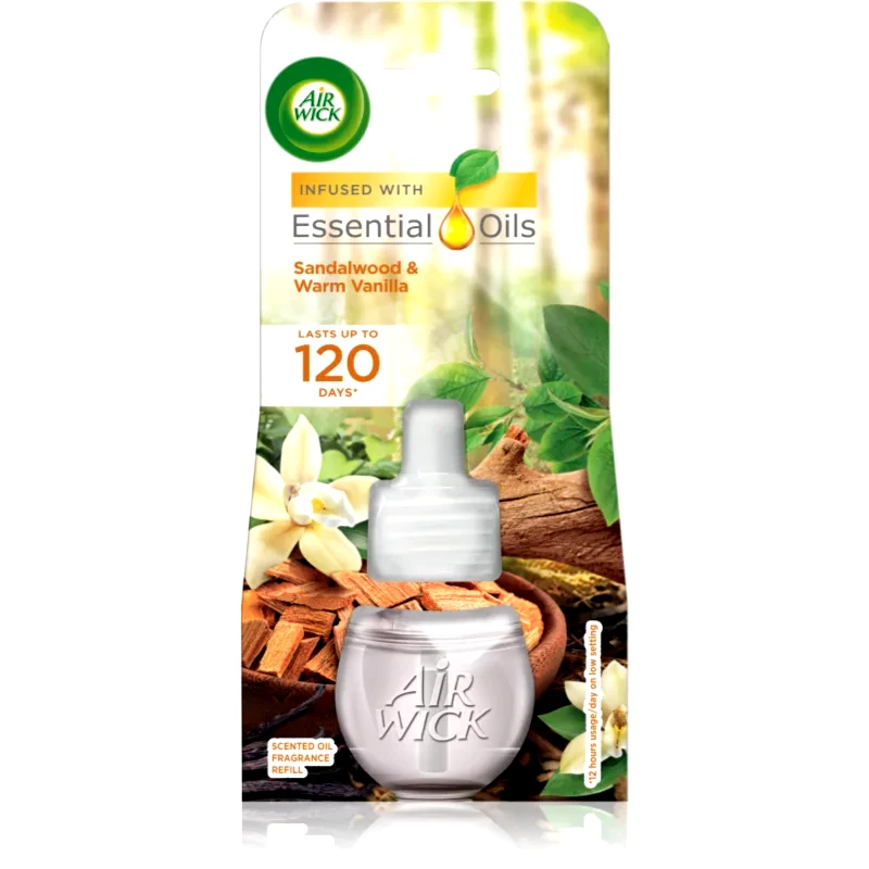 Air Wick Air Wick Electric Sandalwood & Vanilla ανταλλακτικό ηλεκτρικών διαχυτών 19 ml