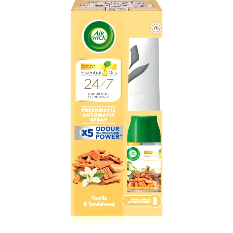 Air Wick Air Wick Freshmatic Vanilla & Sandalwood αποσμητικό χώρου 250 ml