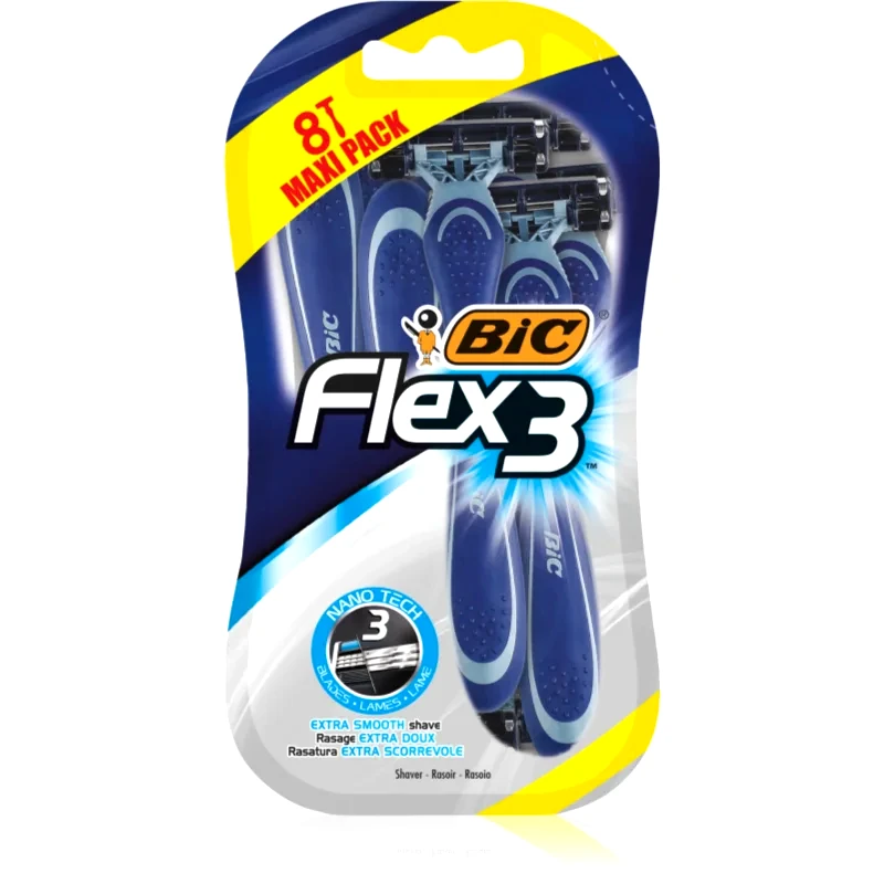 BIC BIC FLEX3 μιας χρήσεως ξυραφάκια για άντρες 8 τμχ