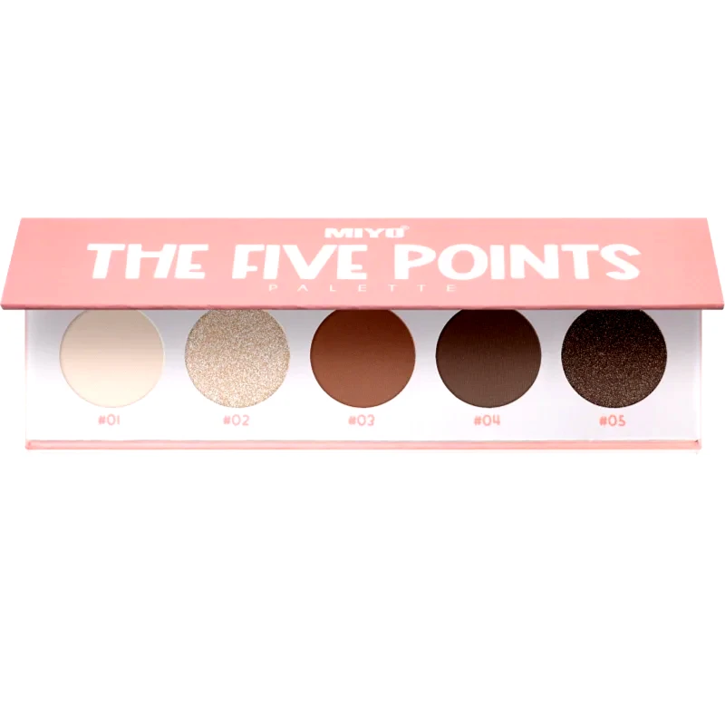 Miyo Miyo Eyeshadow The five points Παλέτα σκιών για τα μάτια απόχρωση 01 We are golden 1 τμχ