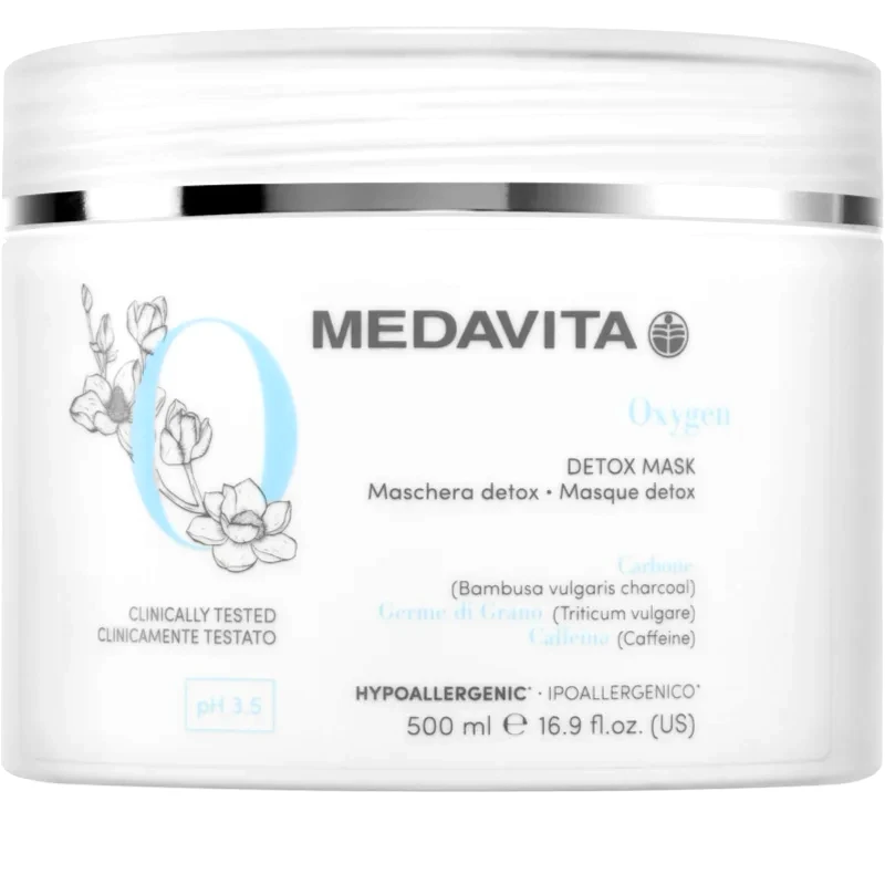 Medavita Medavita Oxygen Detox Mask αποτοξινωτική μάσκα για μαλλιά και το δέρμα του τριχωτού της κεφαλής 500 ml