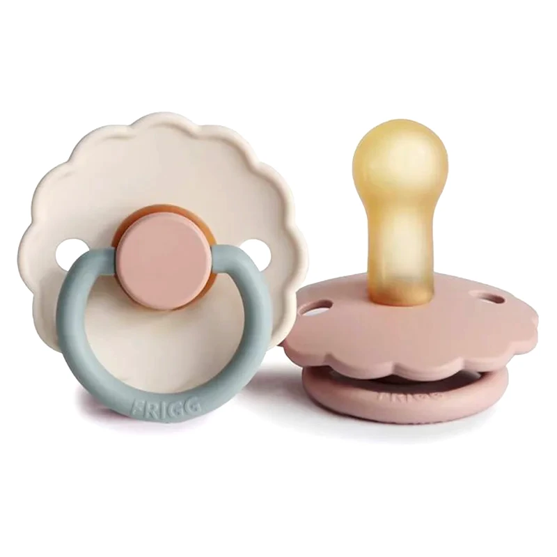FRIGG FRIGG Daisy Size 2:6-18 months πιπίλα Blush/Cotton candy 2 τμχ