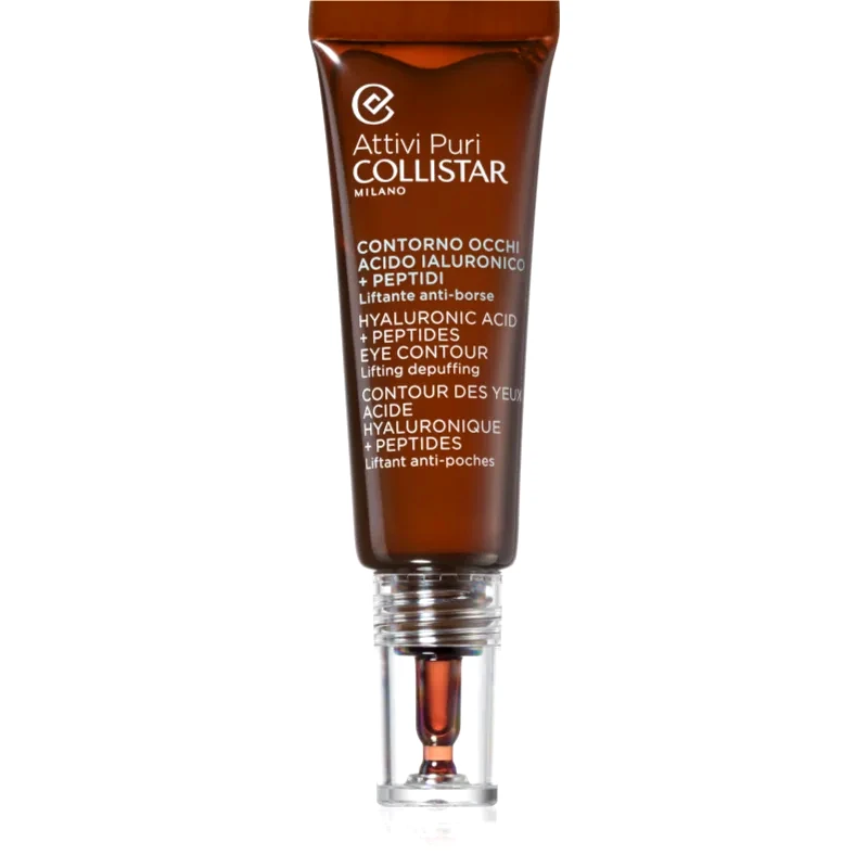 Collistar Collistar Attivi Puri Hyaluronic Acid + Peptides ανυψωτικός ορός Γύρω από τα μάτια 15 μλ