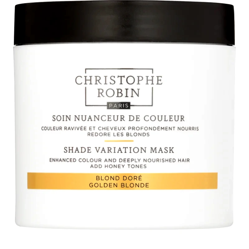 Christophe Robin Christophe Robin Shade Variation Mask θρεπτική κρεμώδης μάσκα για τα μαλλιά απόχρωση Golden Blond 250 ml