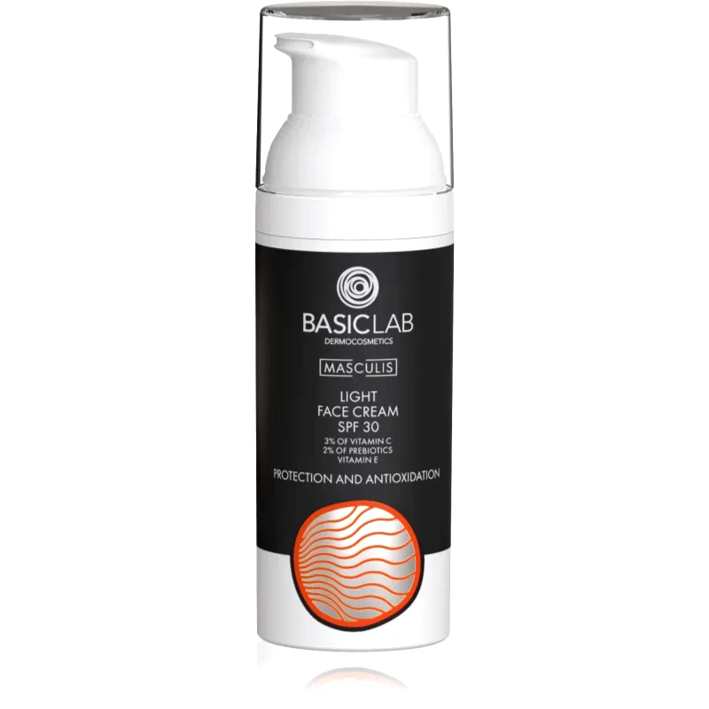BasicLab BasicLab Dermocosmetics Masculis ελαφριά κρέμα ημέρας για άντρες SPF 30 50 ml
