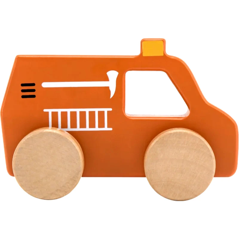 Tryco Tryco Wooden Fire Truck Toy αυτοκινητάκι από ξύλο 1 τμχ