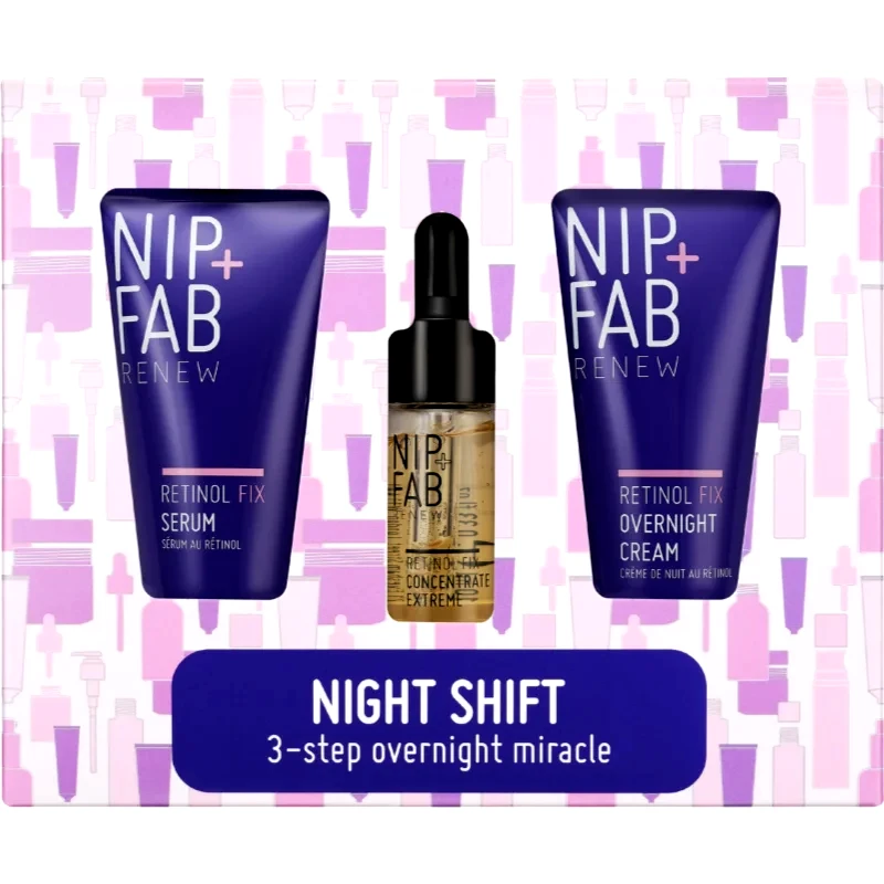 NIP+FAB NIP+FAB Retinol Fix Night Shift σετ περιποίησης για την επιδερμίδα με ρετινόλη