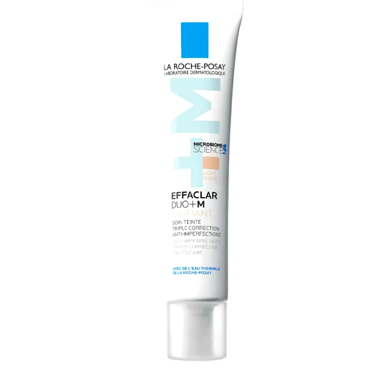 La Roche-Posay La Roche-Posay Effaclar DUO+M Unifiant ελαφριά τονωτική κρέμα με ενυδατική επίδραση απόχρωση Light 40 ml