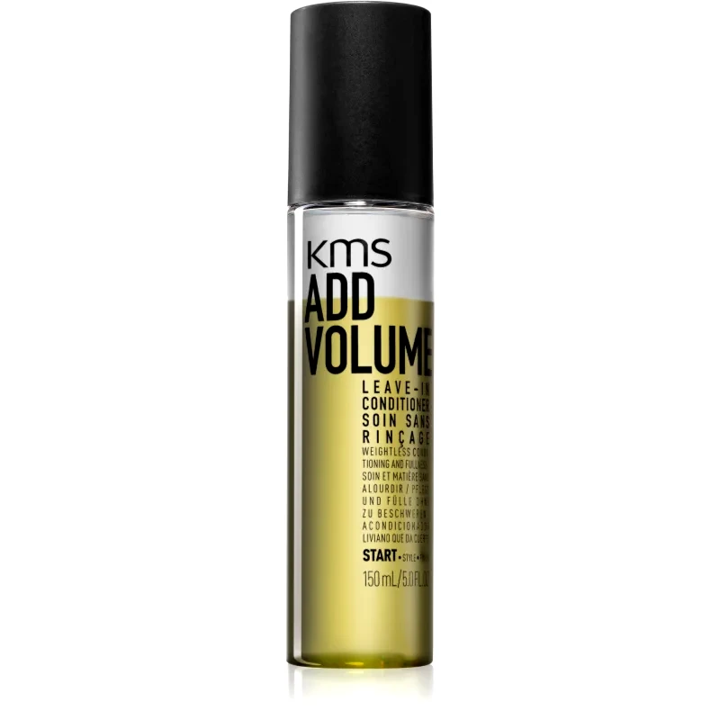 KMS KMS Add Volume Leave-In Conditioner κοντίσιονερ χωρίς ξέβγαλμα για όγκο από τις ρίζες 150 ml