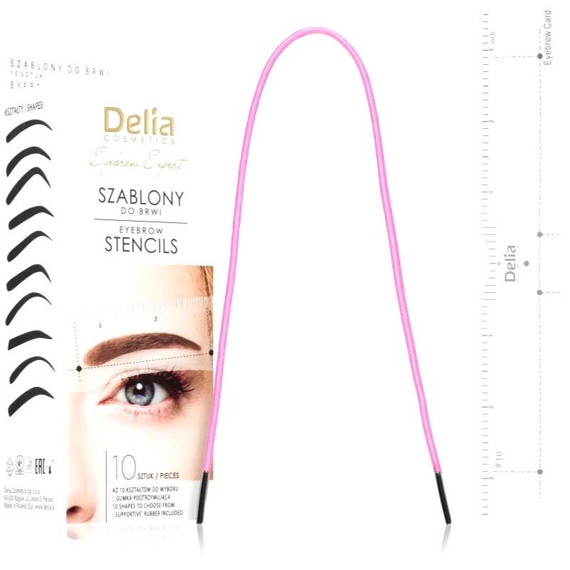 Delia Cosmetics Delia Cosmetics Eyebrow Expert Eyebrow Stencils Στένσιλ Για τα φρύδια 1 τμχ