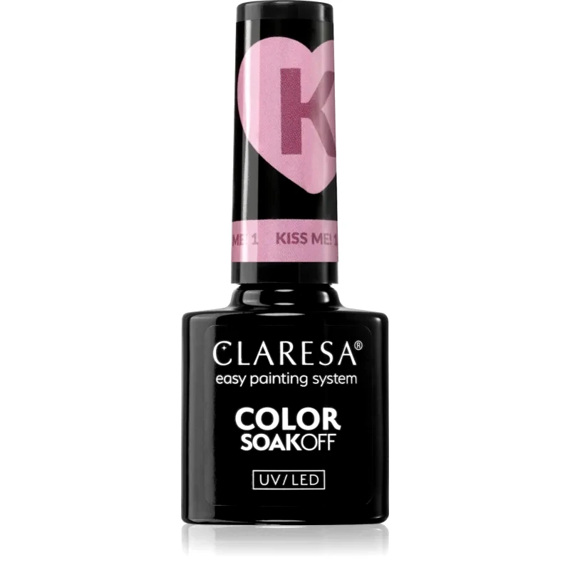 Claresa Claresa SoakOff UV/LED Color Kiss Me τζελ βερνίκι νυχιών απόχρωση KISS ME 1 5 γρ
