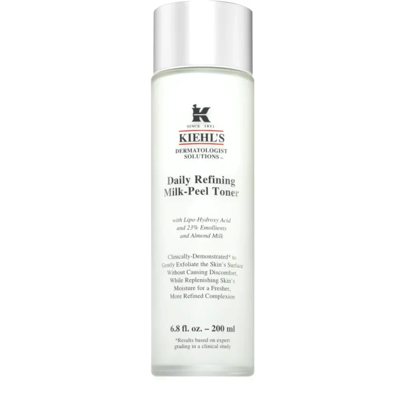 Kiehl's Kiehl's Daily Refining Milk-Peel Toner απαλό απολεπιστικό τονωτικό για όλους τους τύπους επιδερμίδας ακόμα και ευαίσθητης 200 ml