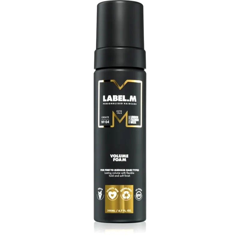 label.m label.m Fashion Edition πολυτελής διογκωτικός αφρός για όλους τους τύπους μαλλιών 200 ml