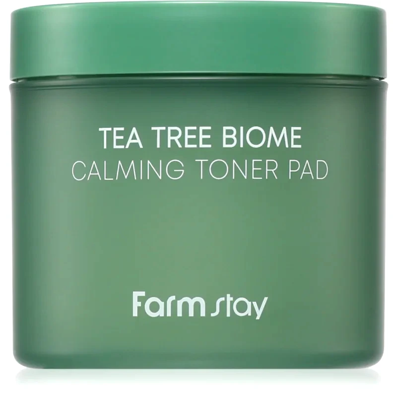Farmstay Farmstay Tea Tree Biome επιθέματα τόνωσης για να καταπραύνει την επιδερμίδα πρόσωπου 140 ml