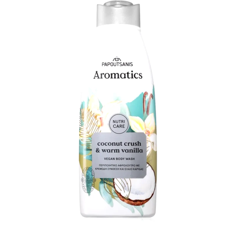 PAPOUTSANIS PAPOUTSANIS Aromatics Coconut Crush τζελ για ντους 600 ml