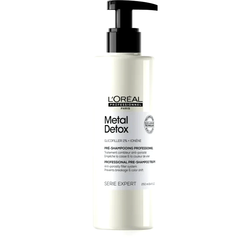 L’Oréal Professionnel L’Oréal Professionnel Serie Expert Metal Detox φροντίδα πριν τη περιποιήση με σαμπουάν για βαμμένα και κατεστραμμένα μαλλιά 250 ml