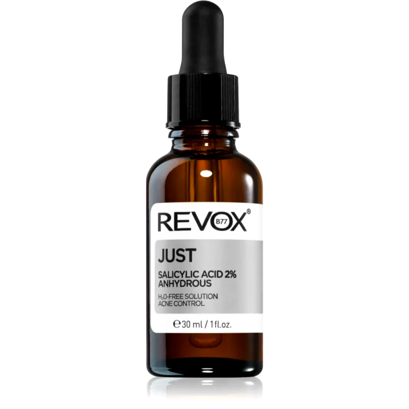 Revox B77 Revox B77 Just Salicylic Acid 2% Anhydrous ορός πίλινγκ για απολέπιση Για το πρόσωπο 30 ml