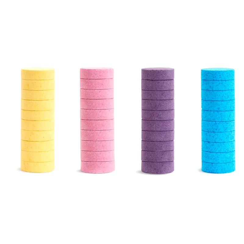 Munchkin Munchkin Color Buddies Χρωματισμένες αφρίζουσες ταμπλέτες μπάνιου 24 m+ 40 τμχ
