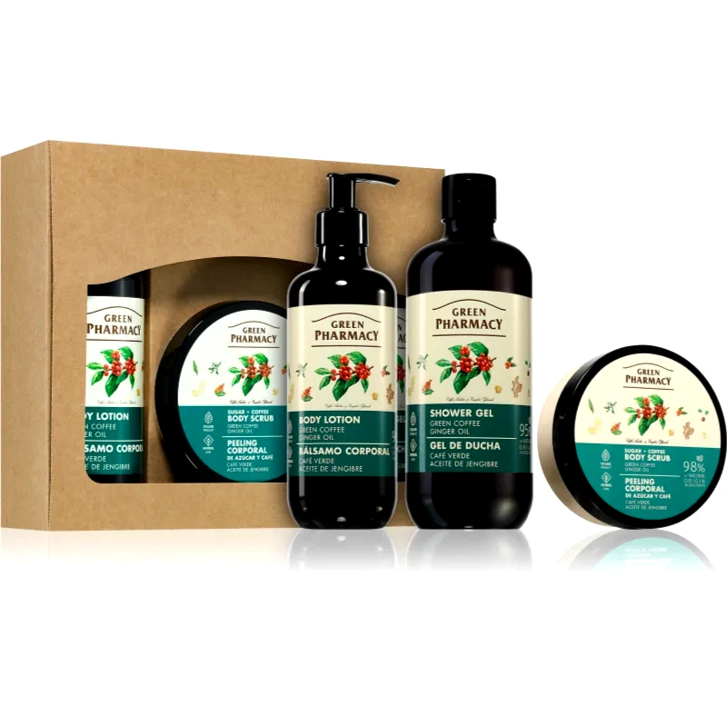 Green Pharmacy Green Pharmacy Green coffee & Ginger Oil SET σετ δώρου