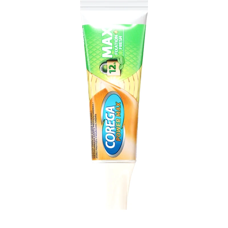 Corega Corega Powermax Fixation Fresh σταθεροποιητικό τζελ για δόντια 40 γρ
