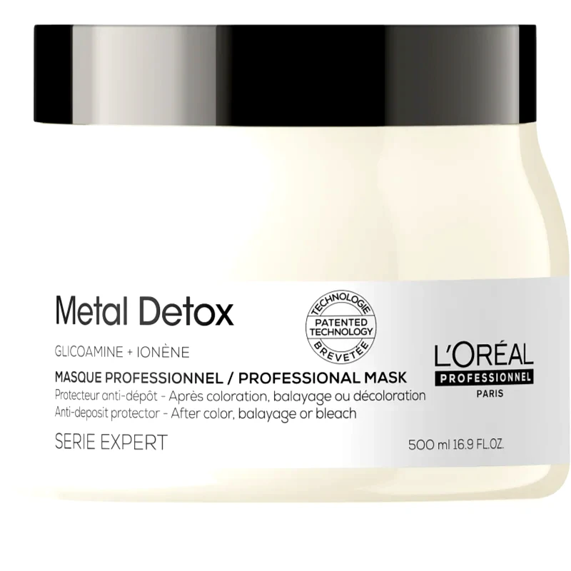 L’Oréal Professionnel L’Oréal Professionnel Serie Expert Metal Detox βαθιά θρεπτική μάσκα για βαμμένα και κατεστραμμένα μαλλιά 500 ml