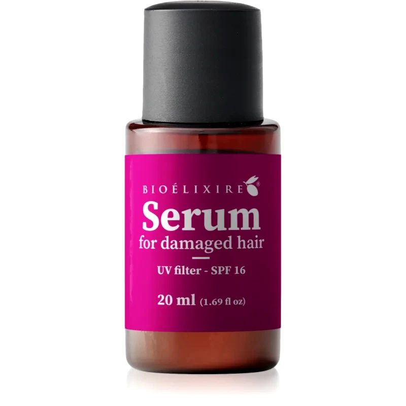 Bioélixire Bioélixire Serum For Damaged Hair ορός χωρίς ξέβγαλμα για ξηρά και κατεστραμμένα μαλλιά με φίλτρο UV 20 ml
