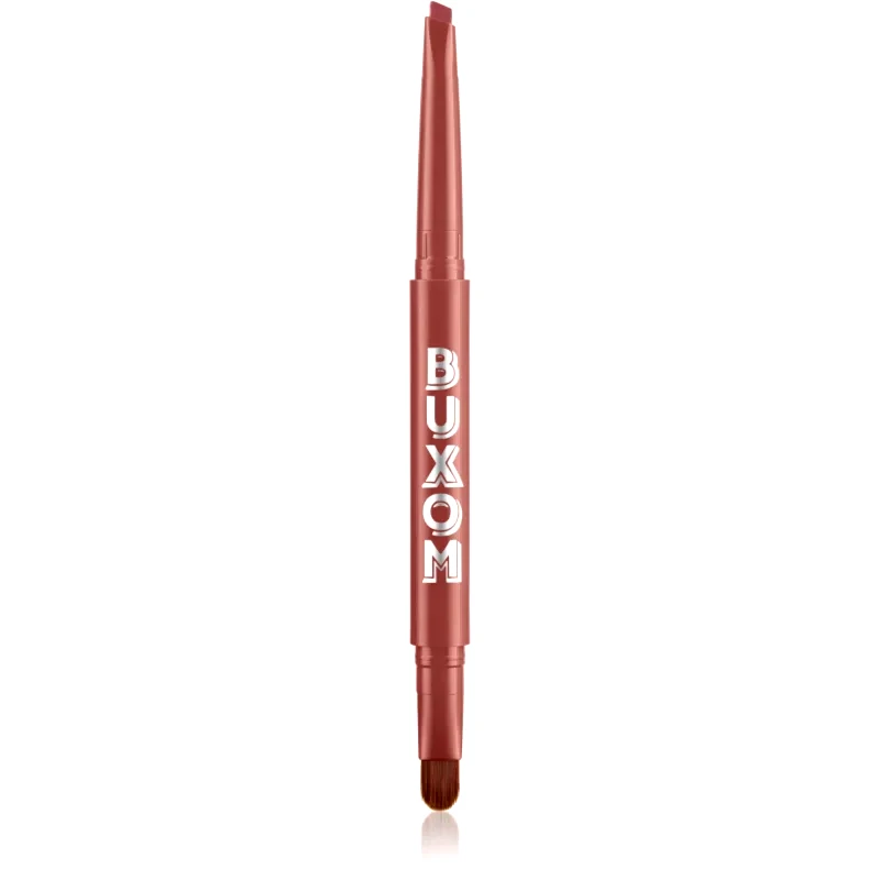 Buxom Buxom POWER LINE™ PLUMPING LIP LINER Κρεμώδες λάινερ χειλιών για αύξηση του αποτελέσματος απόχρωση Hush Hush Henna 0,3 γρ