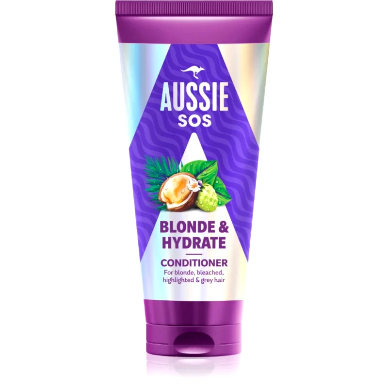 Aussie Aussie SOS Blonde & Hydrate ενυδατικό μαλακτικό για ξανθά μαλλιά 200 ml