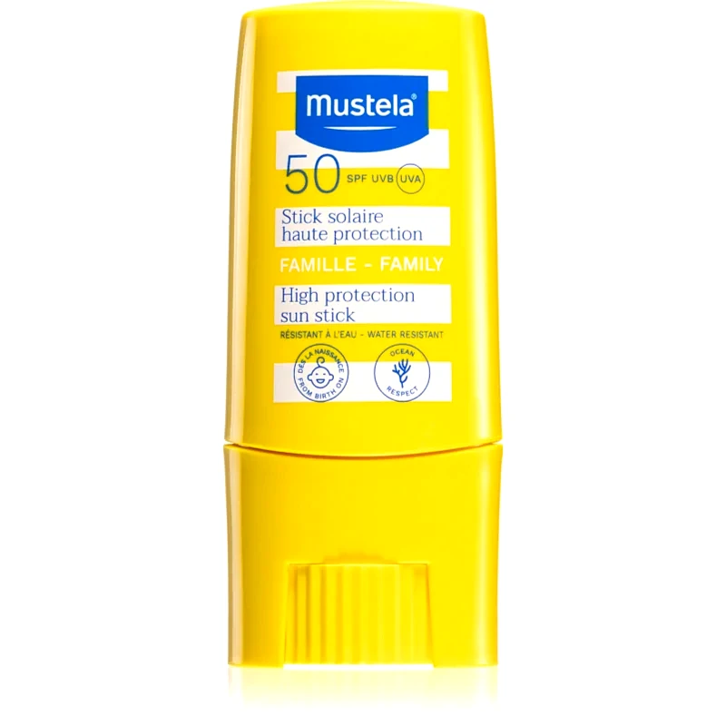 Mustela Mustela Sun High Protection Sun Stick στικ για ηλιοθεραπεία SPF 50 9 ml