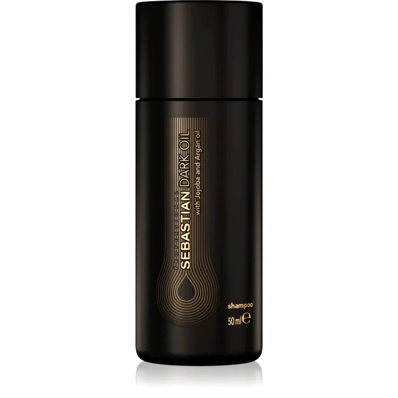 Sebastian Professional Sebastian Professional Dark Oil ενυδατικό σαμπουάν Για λάμψη και απαλότητα μαλλιών 50 ml
