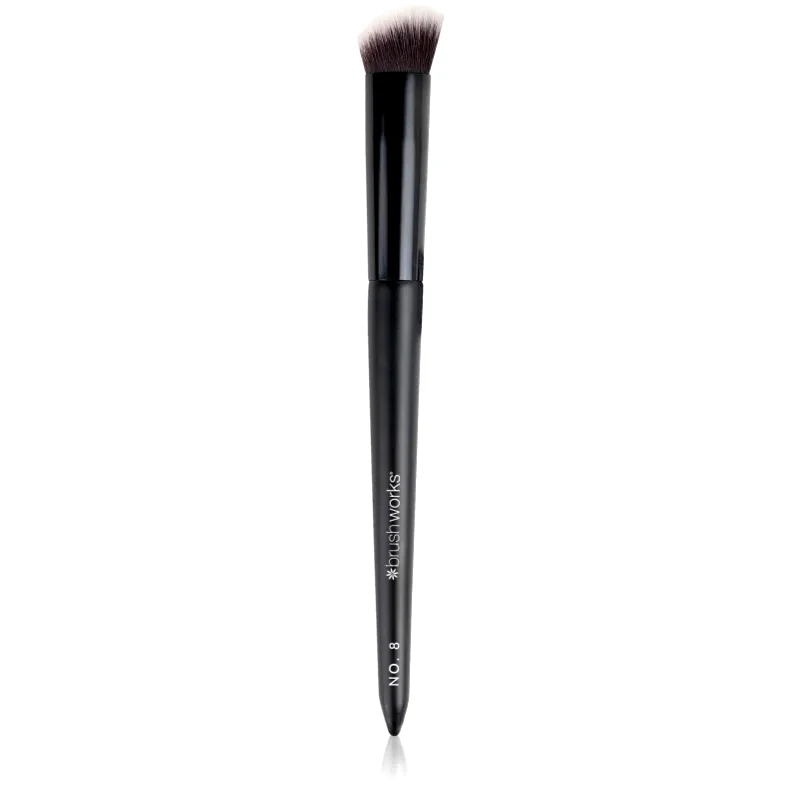 Brushworks Brushworks Precise Angled Concealer Buffing Brush πινέλο για διορθωτή τύπος NO. 8 1 τμχ