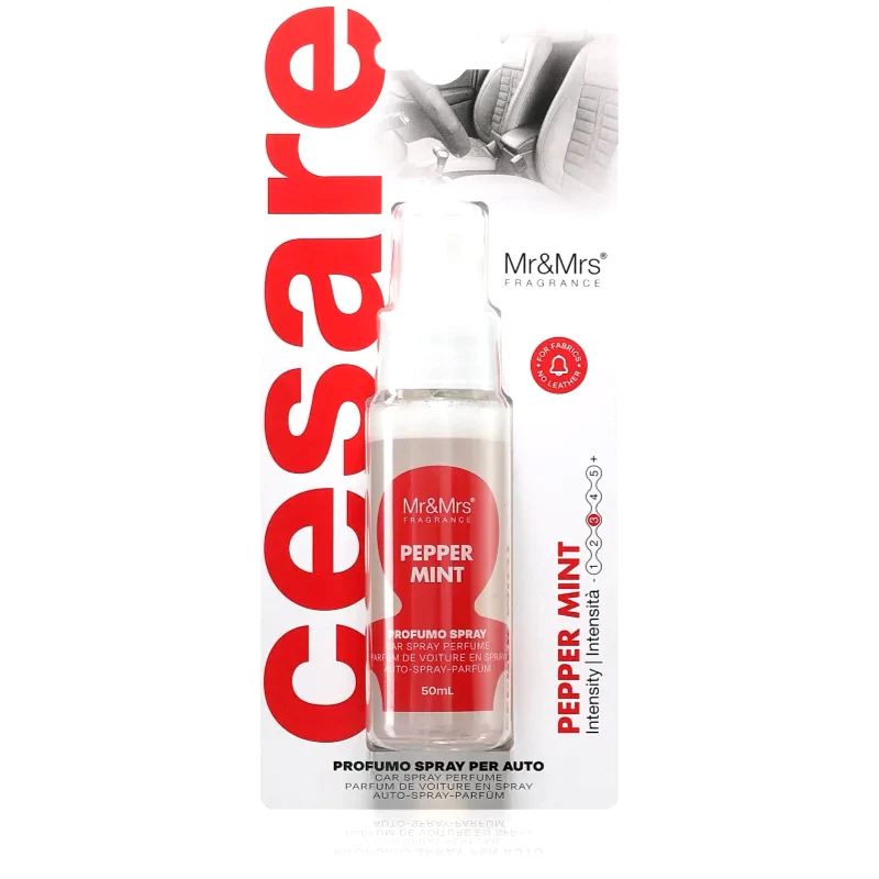 Mr & Mrs Fragrance Mr & Mrs Fragrance Cesare Peppermint αποσμητικό χώρου γιατο αυτοκίνητο 50 ml