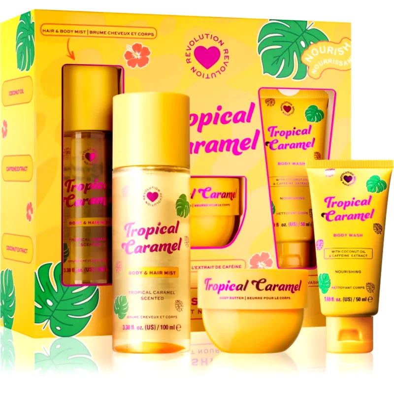 I Heart Revolution I Heart Revolution Tropical Caramel σετ δώρου για το σώμα