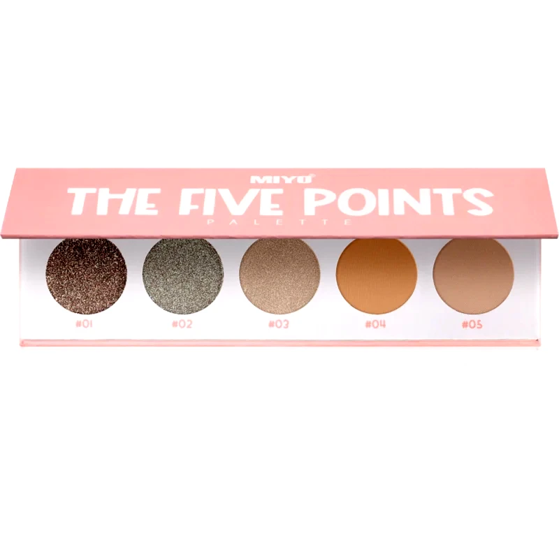 Miyo Miyo Eyeshadow The five points Παλέτα σκιών για τα μάτια απόχρωση 15 Consequences 1 τμχ